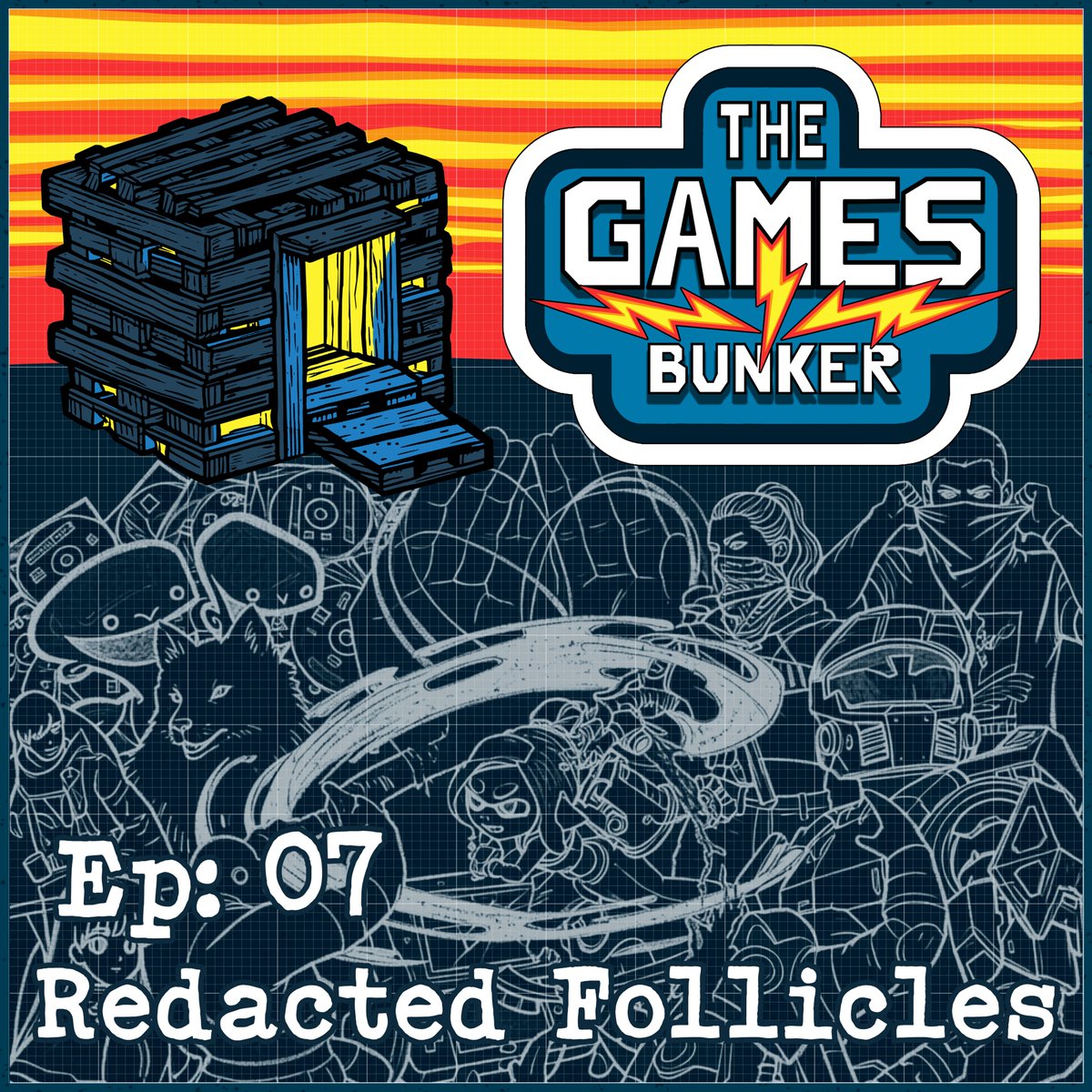 thegamesbunker's tweet photo. That episode where Bunker Punk went into the deep end over the EA Acquisition, tariff refunds and tries to sell you a 2TB Galaxy Series X for a violently inflated figure. Bunker Drunk and Hunk are just kind of present for this. Plenty of Halo, Splatoon Raiders, Gears of War . . . https://t.co/jRYJiKvGY6