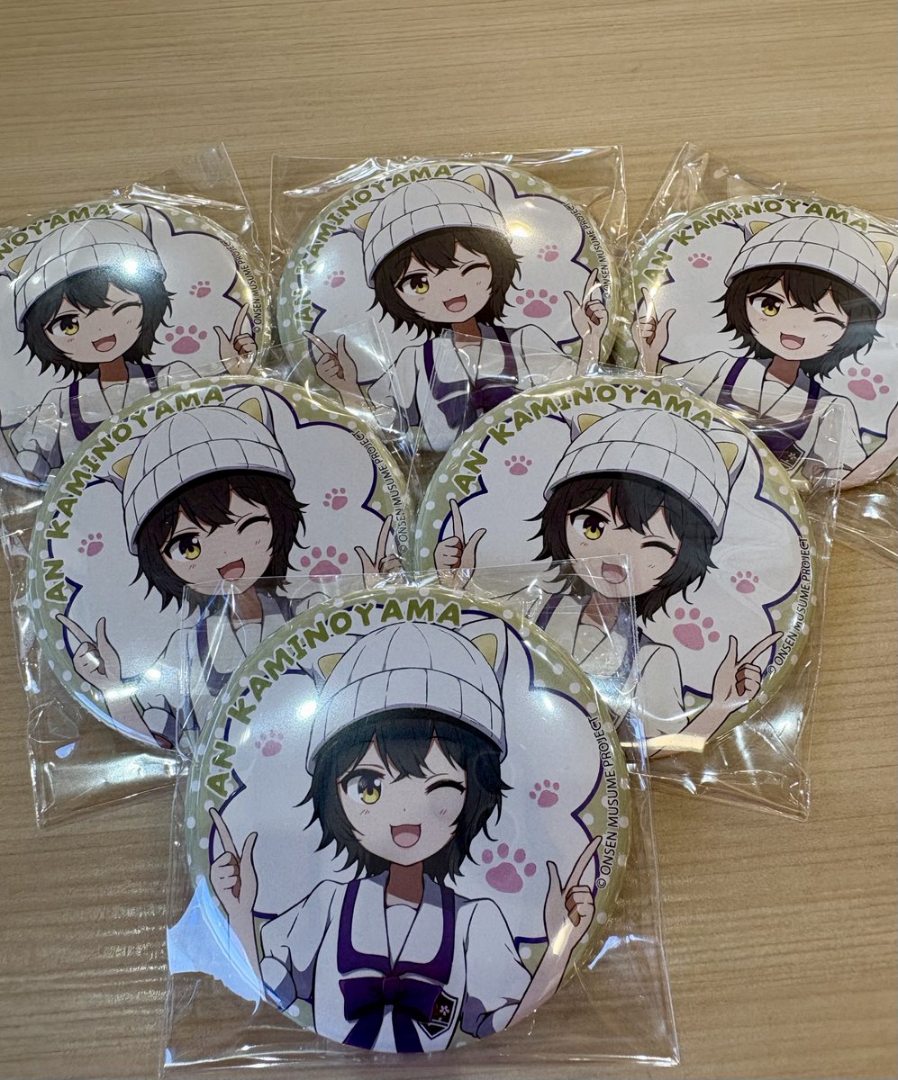 kaminoyamakanko's tweet photo. #温泉むすめ #かみのやま庵 ちゃんスタンプラリーコンプリート缶バッジ、観光案内所の在庫は残り25個です！♨
#かみのやま温泉 https://t.co/01DHnAkM4G