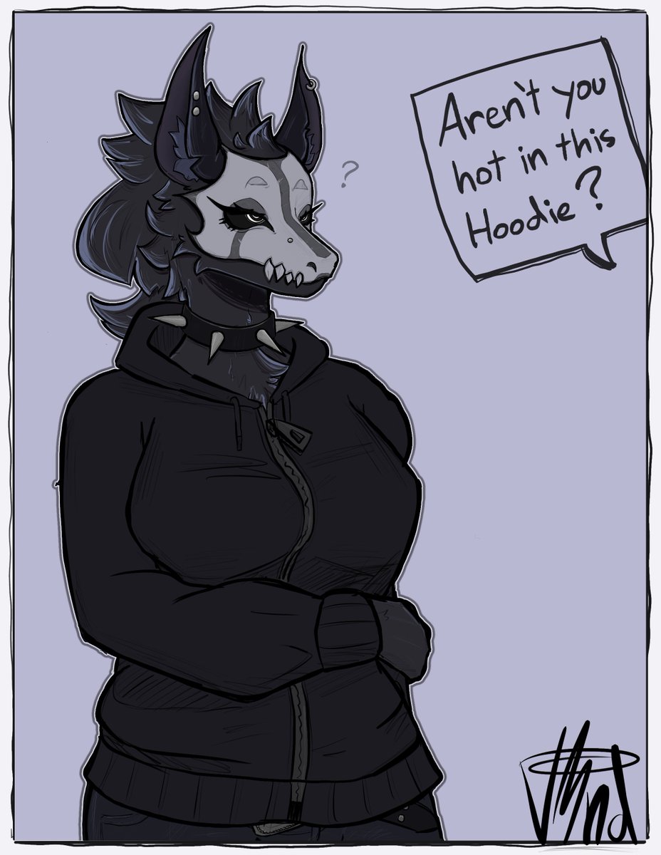 Vend_end's tweet photo. you think she (was) hot? 🔥👀

#furryart #comic #original_character #wolfgirl https://t.co/45p1InnZHA