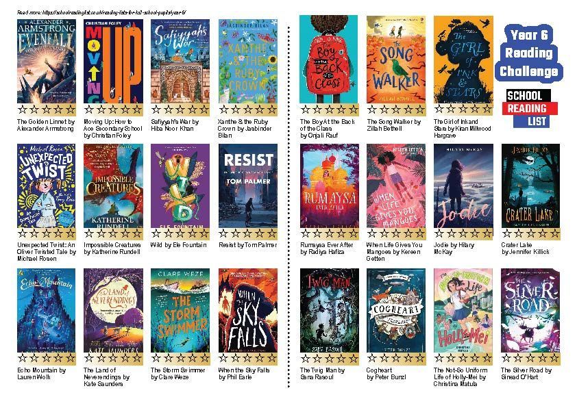 tomtolkien's tweet photo. Free to download PDF reading list for Year 6 – perfect for promoting #ReadingForPleasure or holiday reading challenges. Includes titles by Tom Palmer, Jasbinder Bilan, Michael Rosen & more.
📥 Download here: https://t.co/CnP3FbChaP
#EduTwitter #TeachersOfX https://t.co/hUJ19KPcUm