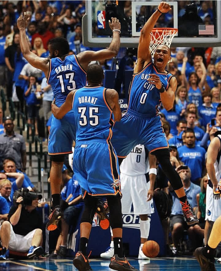 Prinzzesensei's tweet photo. This picture hits different today man 🥺
Three MVPs ❤️
One team.
Zero championships together 💔
What could’ve been if OKC kept the band intact…

Thank you for everything Russ; what a career, what a player 🙏
#NBA https://t.co/t03ADZpzYP
