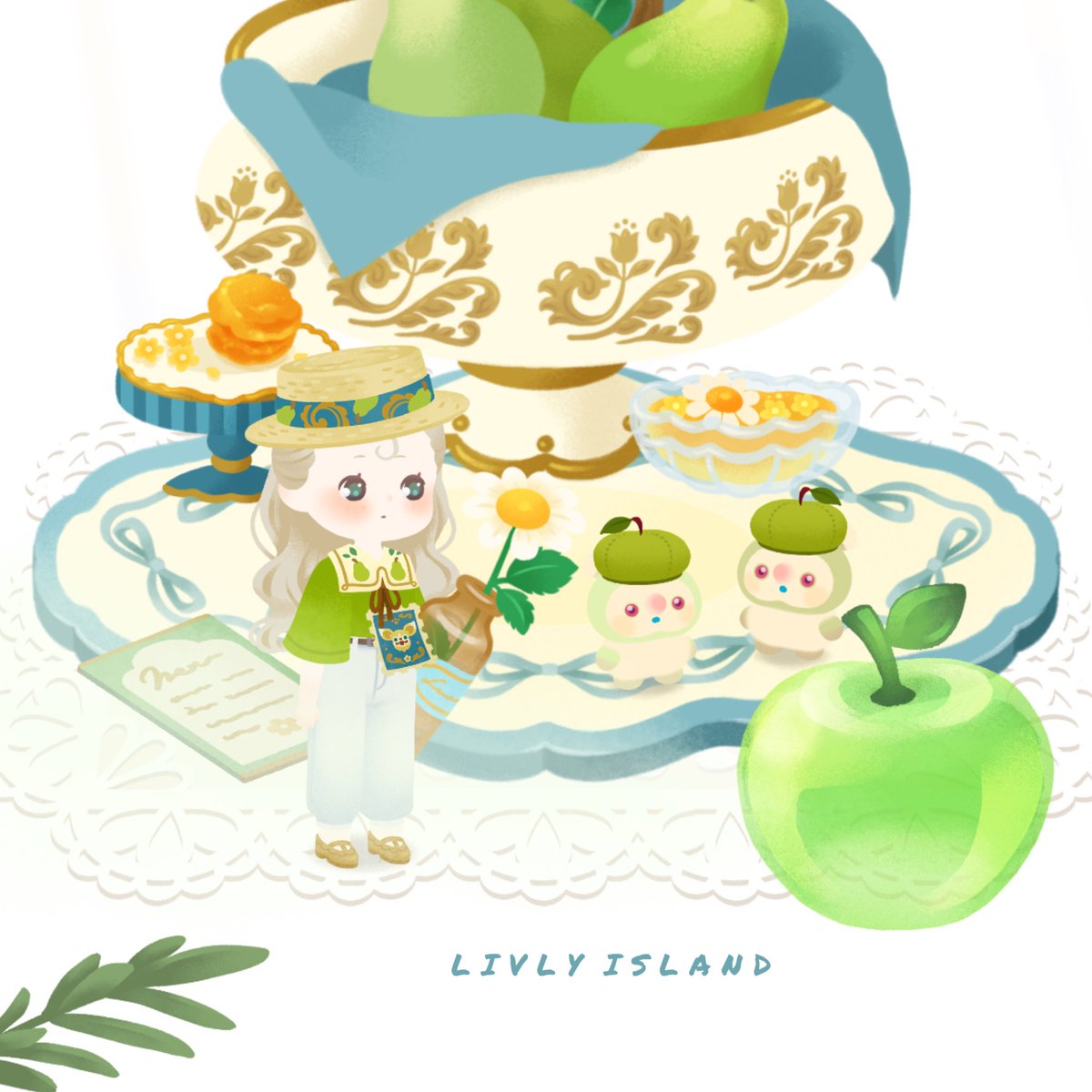 _____maaro's tweet photo. 🍐🕊

#Livlyisland #Livly #ﾘｳﾞﾘｰ https://t.co/mnKnxONFLI