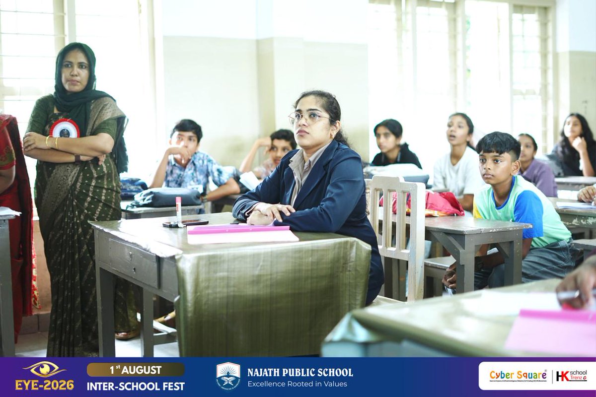 JoinCyberSquare's tweet photo. The Inter-School Digital Fest at Najath Public School, Kalamassery brought students together to showcase creativity, innovation, and digital skills. 

A celebration of learning, collaboration &amp; innovation! https://t.co/z2PuOGgSEd