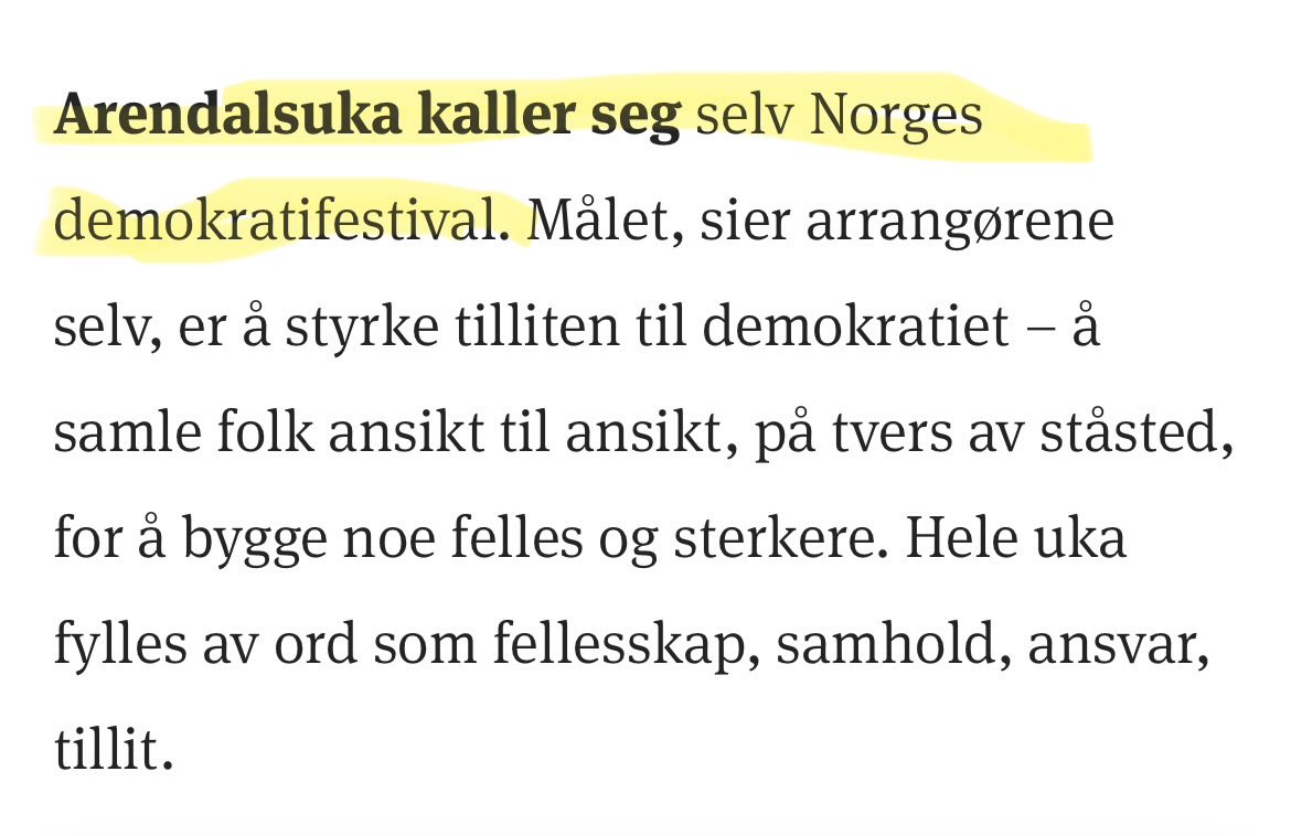 utbytteprinsen's tweet photo. @DebetSjef Neida, de må bare ha så mange hagefester de lyster bak lukkede grinder.
Poenget er at denne målsetningen for arrangementet er pompøst skrevet av det offentlige for å rettferdiggjøre at offentlige ansatte sendes på denne #festen på skattebetalernes penger😌 https://t.co/FwcjeWUsX8