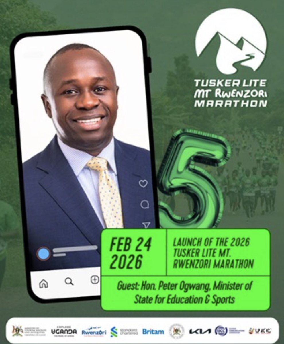 wekesa_amos's tweet photo. RWENZORI MARATHON 2026 

PERSONALITY OF THE WEEK - Hon @OgwangOgwang 

WORLD LABEL ROAD RACE

Yesterday even, hon @OgwangOgwang calls me and says Amos, I realize people don’t know the magnitude of what RWENZORI MARATHON can become. 

He adds, I have engaged many other ministers and extensively discussed @RwenzoriMarathn as an international event and what support it needs. 

Beyond money, Rwenzori marathon needs many things, 

1 - security, when New York marathon is happening, national guard is involved because many countries are involved 

2- Medical facilities, kasese, Fortportal and mbarara need enhanced medical facilities for runners because world athletics is strict with this. 

3- ministry of works for road clearances and making sure the world certified route is in top conditions. 

4- ministry of trade and investments, the people who come for Rwenzori Marathon, many are very high profile, won’t mention some who came last year. 

5 - ministry of internal affairs for quicker clearances 

6- agriculture, food is one of the biggest beneficiaries during this international marathon called Rwenzori marathon. 

7- Quality of accommodations in kasese, Fortportal , mbarara must go up since we shall be able to fill accommodations even in Mbarara next year God willing if no silly EBOLA stories. 

Hon @OgwangOgwang conclusion yesterday evening. 

1- today first item on order paper for parliament is @RwenzoriMarathn 

2- Cabinet will discuss @RwenzoriMarathn on Monday 

THERE IS A REASON THERE ARE ONLY 7 world athletics label race marathons in whole of Africa. 

Our target is for Uganda to have ELITE LABEL and we have done everything humanly speaking to prepare for this! 

Next weekend, the top highlights of world athletics in media terms are DIAMOND LEAUGE, CONTINENTAL TOUR AND RWENZORI MARATHON