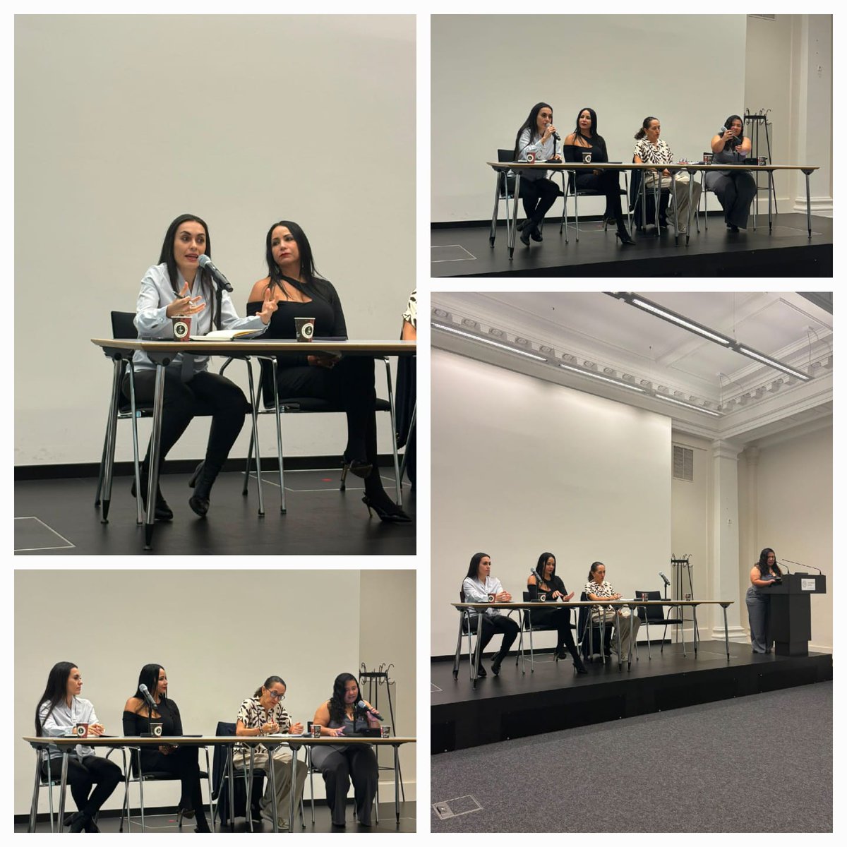 CpSigla's tweet photo. En el tercer día del IV Workshop de SIGLA-CP tuvo lugar el panel intitulado "El rol de la mujer en la ciencia penal Latinoamericana" con intervenciones de Lizbeth Xochitl Padilla Sanabria (MEX), Laura María Bastidas Zambrano (VEN) y Helena Luna Hernández (COL)! https://t.co/9TeRxPHPE5