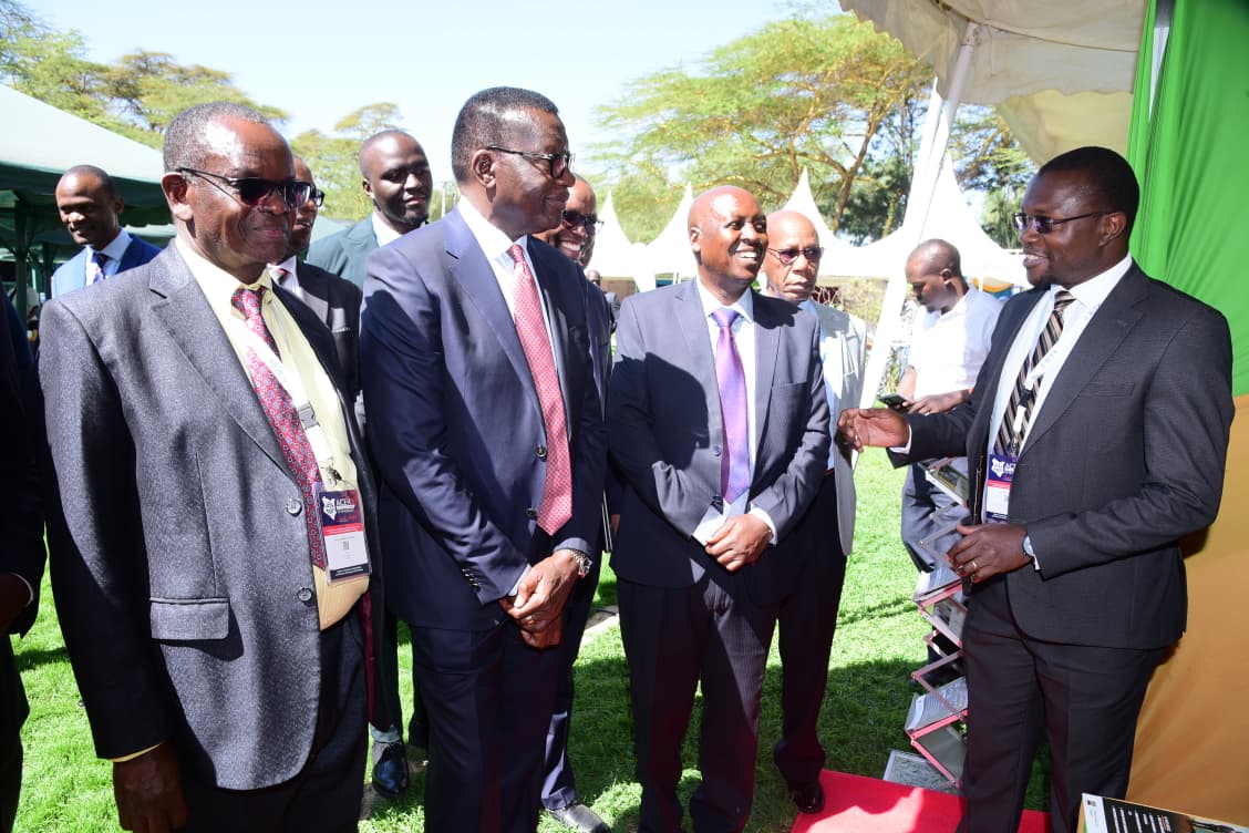 EngineersBoard's tweet photo. Professional Engagements: We were honoured to host Cabinet Secretary, Ministry of Roads & Transport @davis_chirchir at the @EngineersBoard exhibition stand during the opening of the ongoing 5th Annual Conference of the @ACEK1968 2026.

The CS was accompanied by Principal Secretary, @Roads_KE Eng. Joseph Mbugua, and were apprised of the Board’s achievements, ongoing initiatives and plans to strengthen engineering regulation and professional development in Kenya. @OkereAMakokha, Director, Compliance & Enforcement @EngineersBoard highlighted the Ministry’s significance as a key partner in advancing the Board’s mandate and initiatives aligned with the Government’s development agenda.

This year’s conference is themed “Engineering Transformation: Scaling Green Growth, Smart Infrastructure and Resilient Futures.”

We invite engineers and industry stakeholders attending the conference to visit the EBK exhibition booth, engage with our team and learn more about our work, programmes and professional development opportunities.

#ACEK2026 #EngineeringTransformation #EngineeringSmartInfrastructure #GreenGrowth