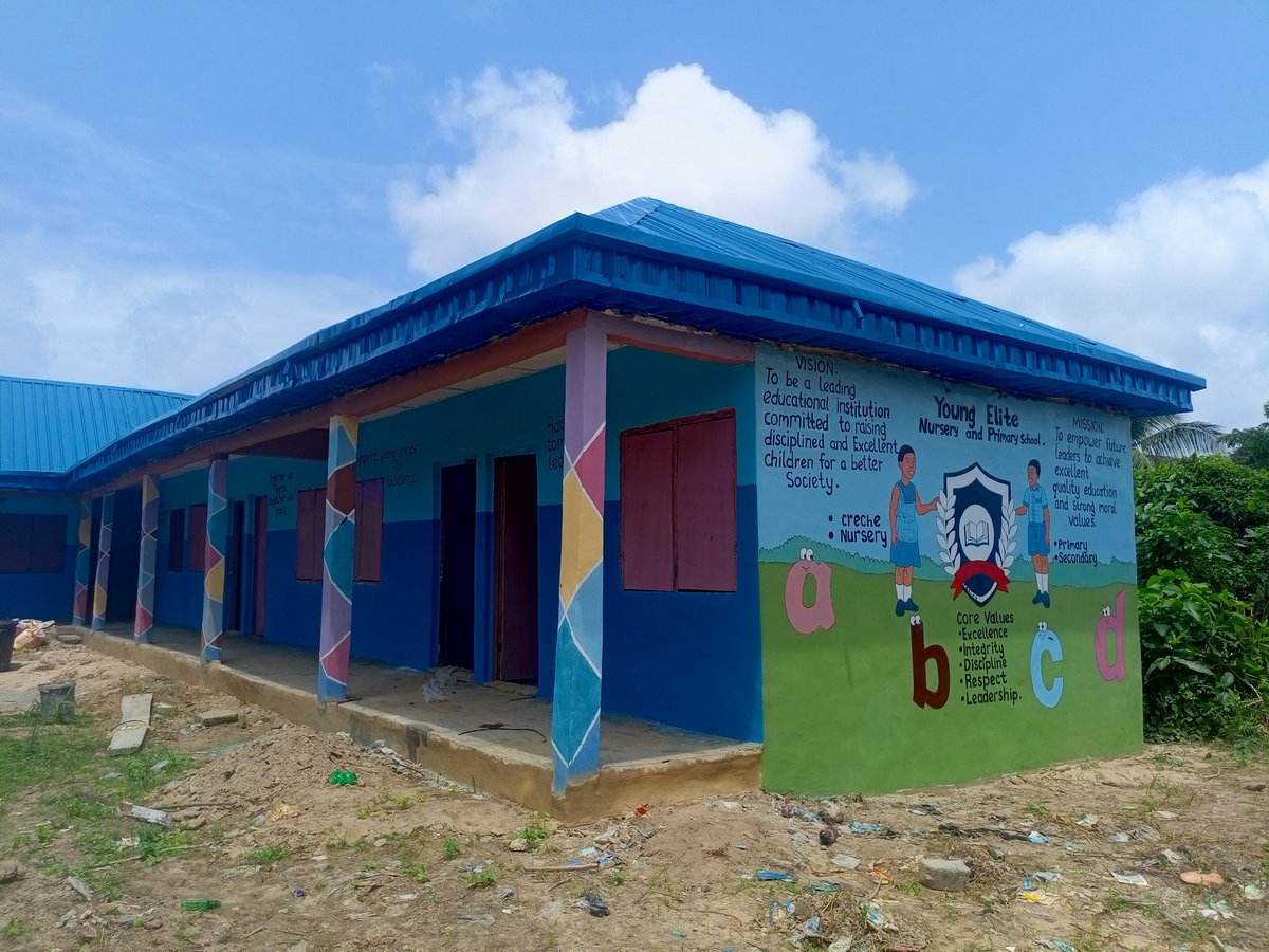 youngichu's tweet photo. Congratulations to me. Just completed my first building at 33 years and it a Nursery/Primary School in a rural community. 

This is more than a building—it is a dream, a passion, and a commitment to give children in this rural community access to quality education.

The school is the first private school in this community with the intention to serve children who have had little or no access to formal education, including many older, previously unschooled children. I believe education can change the direction of a child’s life, restore hope, build confidence, and open doors to opportunities they never imagined.

The physical building is now ready, and we are preparing to begin holiday lessons next week and the new academic session next month by God's Grace. 

The school currently needs Chairs & tables, Whiteboards, Stationeries and essential learning materials. 

#EducationForAll #RuralEducation #GiveBack #EducationChangesLives #Impact #CommunityDevelopment #SchoolProject