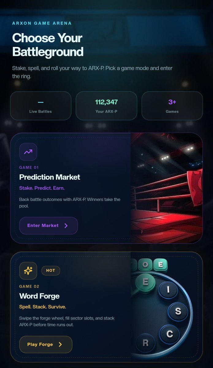 arxoninfra's tweet photo. Arxon App just got more exciting. Update your mining app on play store and get the new features in our app.

You can now play multiple games on the mining app to earn more ARX-P, even if you just started mining. This gives you opportunity to play and challenge others or multiple players.
