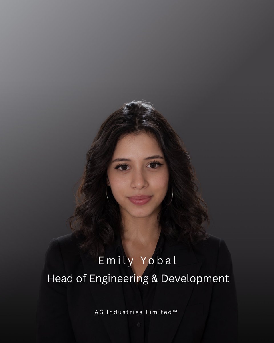 agindustriesltd's tweet photo. Emily Yobal leaves Tetr to join AG Industries Limited, as part of our commitment to Innovation, as Head of Engineering & Development, contributing to the advancement of our technology infrastructure, product development, and digital interfaces.
#AGIndustriesLimited #AGTeam https://t.co/xX02wikrQm