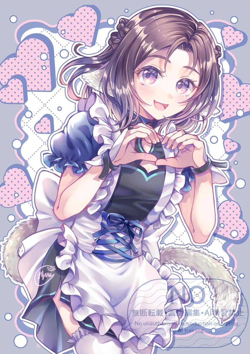 hasu_hiko's tweet photo. 久々に趣味絵を描く時間ができたのでうたわれのメイド服シチーリヤくん描きました💜 https://t.co/piLgAmvl6E