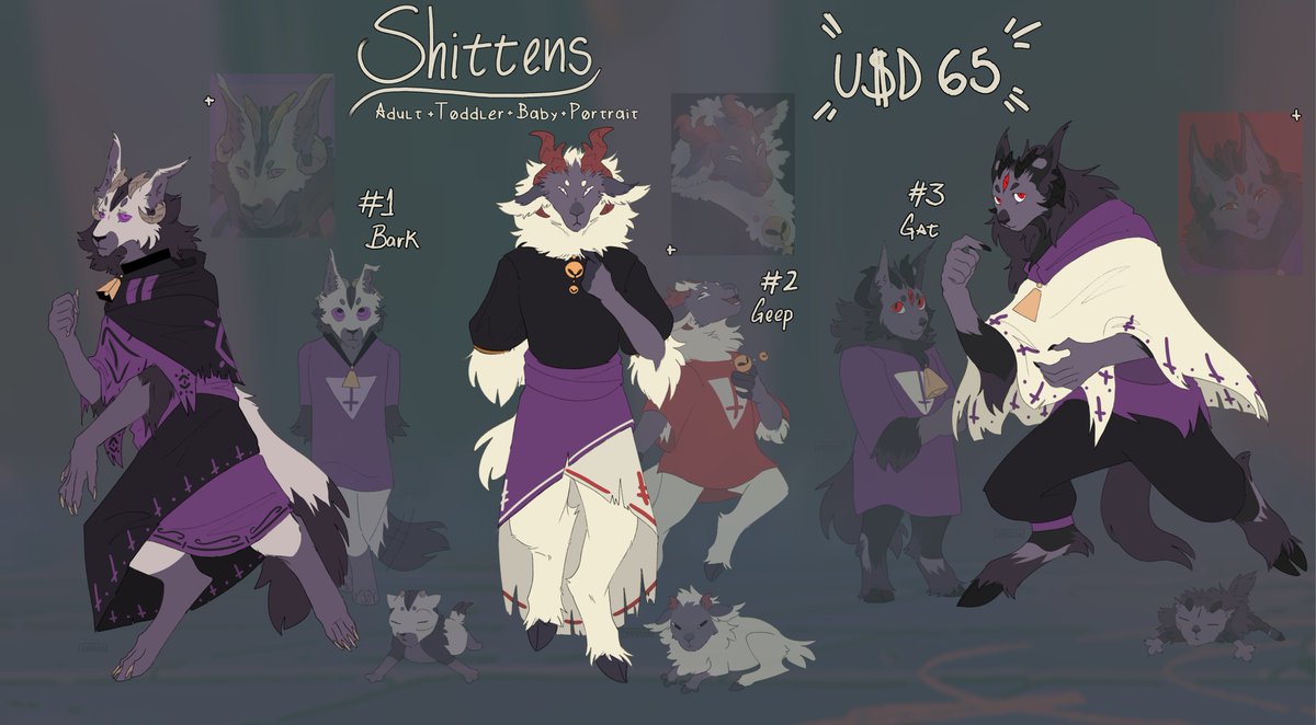 August babies are available! Three full bodies + a portrait for