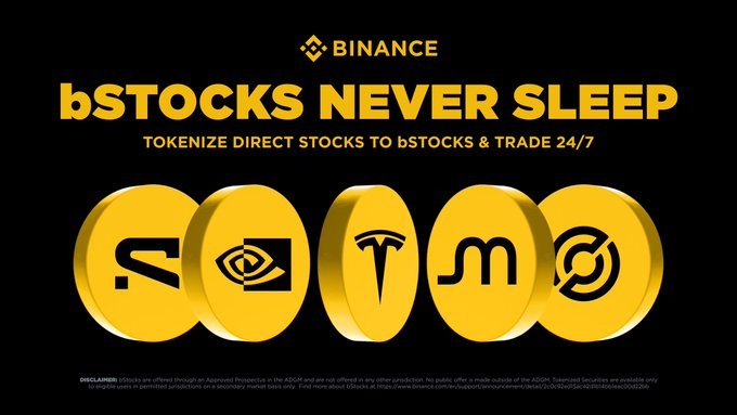 StatesOfMemes's tweet photo. Now that the narrative has shifted to tokenized securities.
Tell us the $bStocks tokens you're accumulating presently under this post. Lets see the best one to Buy and Hold !
#MemeStocks #bStocks #MarsCoin #BinanceStock https://t.co/2QYN9dmcxm