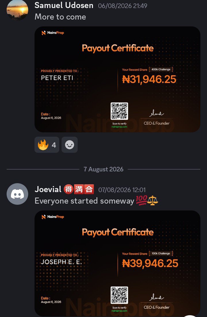 nairaprop's tweet photo. Be it your first or second payout, your reward is sure.

Track all daily payout activities on https://t.co/tb1ORLWb1k https://t.co/gzh4nhIRGE