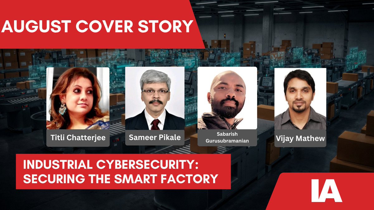 Benichettiar's tweet photo. Industrial Cybersecurity: Securing the Smart Factory. Smart factories rely on hyper-connected digital backbones. However, bringing IT, OT, IoT, and cloud networks together expands the attack...........

Read More  -  https://t.co/wmhXNc6kQv https://t.co/tB99ZjNW1U