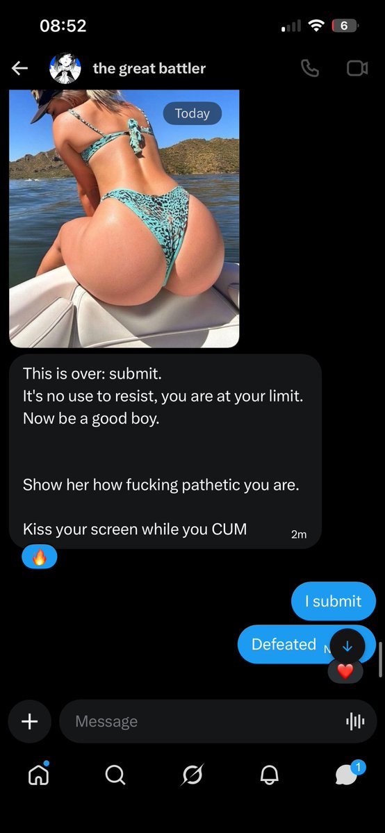 BetaBattler_1's tweet photo. Katie’s fat ass just defeated me and humbled me, making me submit to @StrongBattlerH 

#wankbattle https://t.co/XA4XCP7OJ0