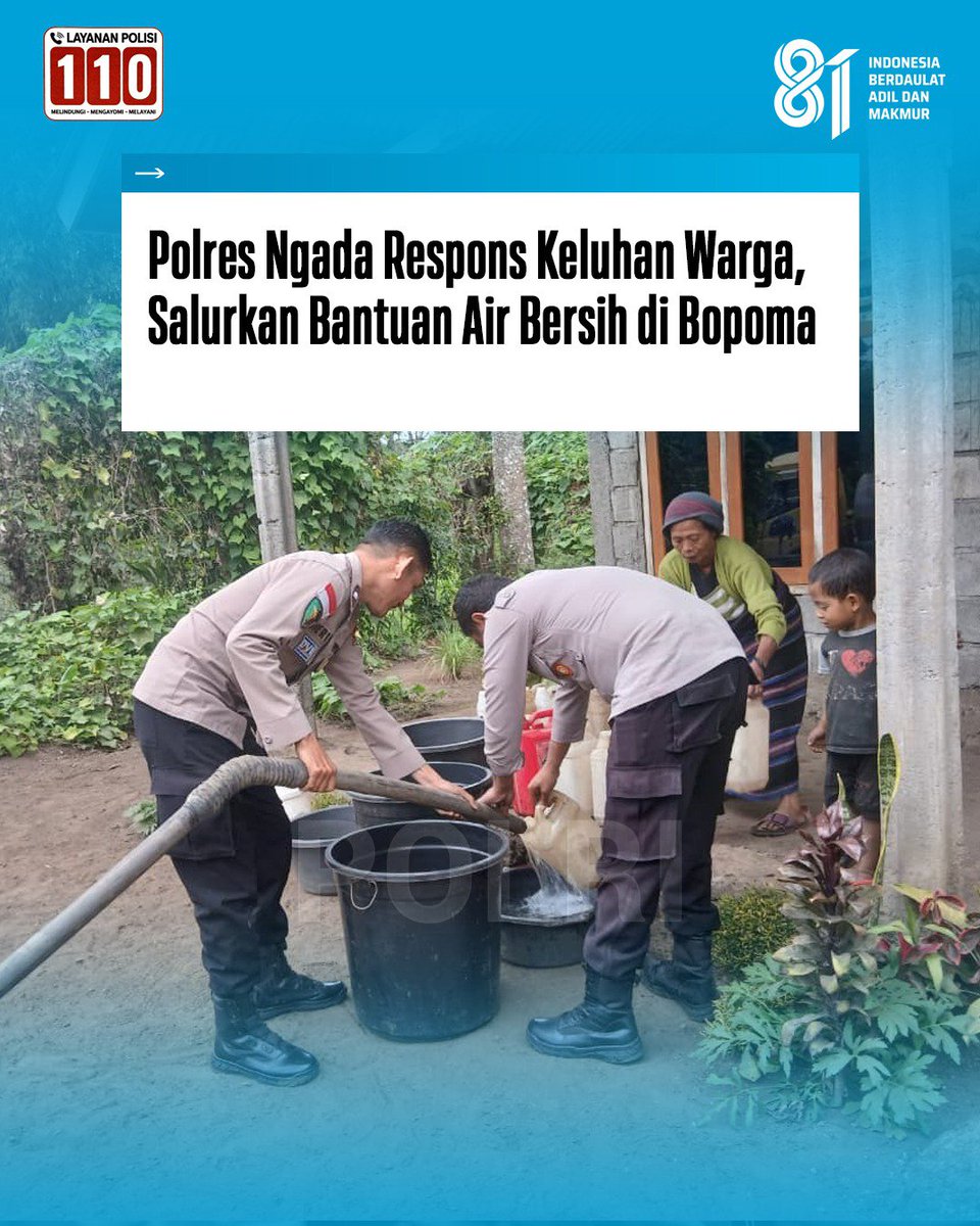 HumasPolrestel2's tweet photo. Kehadiran Polri terus dirasakan melalui pembangunan infrastruktur yang menyentuh kebutuhan masyarakat. sebanyak 110 jembatan dibangun sebagai bagian dari upaya membuka akses dan memperlancar mobilitas warga.  #BantuMelayaniIndonesia Bukti Pengabdian Pada Negeri dan Masyarakat https://t.co/1r759KZGzi