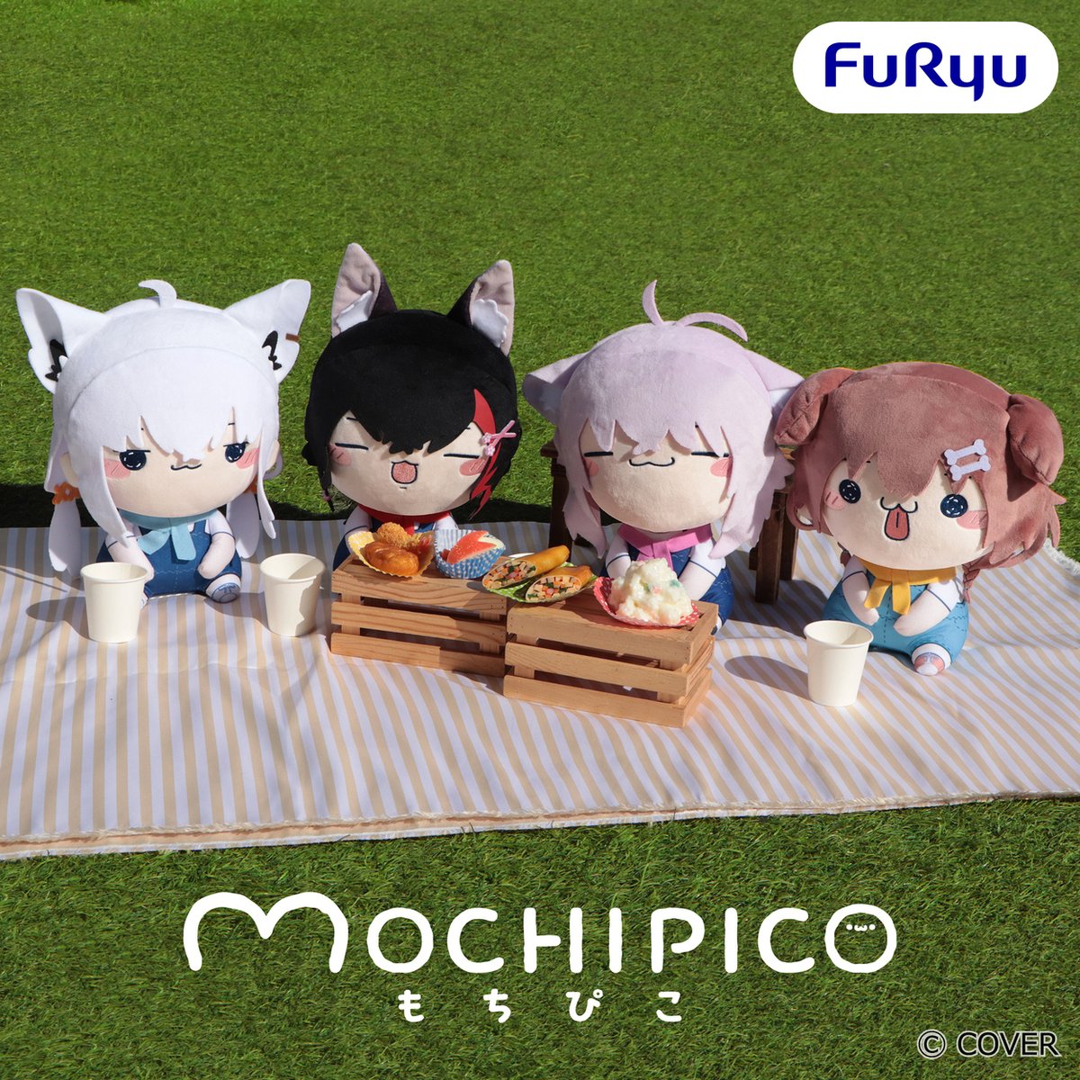 FURYU_prize's tweet photo. ＼フリュープライズ新着情報／

【ホロライブプロダクション】
🎊8月登場プライズ第1弾🎊

＜もちぴこBIGぬいぐるみ＞
猫又おかゆ🍙
戌神ころね🥐

8月中旬より順次展開予定！
サイズや取扱店舗など、詳しくはスレッドからチェックしてね✅️
あとで情報を見たい人はブックマークをお忘れなく🔖

📢フリュープライズ・フリューぬいの情報は、本アカウントで続々と公開中です！

#ホロライブ #hololive
@hololivetv