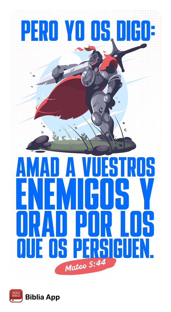 turistanac's tweet photo. “Pero ahora yo les digo: Amen a sus enemigos y oren por quienes los maltratan.”
Mateo 5:44 TLA https://t.co/JLlc3yvjHT