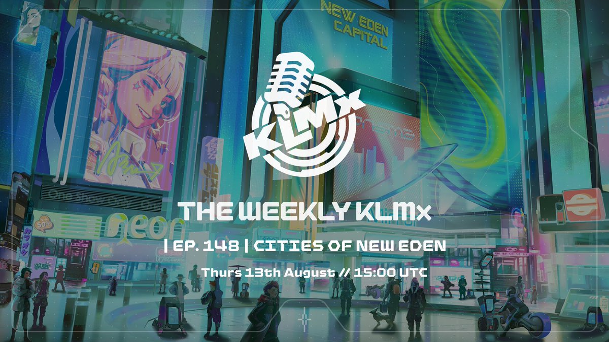 KPRVERSE's tweet photo. // THE WEEKLY KLMx

Episode 148: Cities of New Eden

Join us as we continue our lore deep-dive in prep for the New Eden TTRPG v0.8 update.

from Prisma City to Solis, Animus to Lake Kairos, New Eden is a world of contrasts, intrigue and opportunity.

SET YOUR REMINDERS 👇👇
