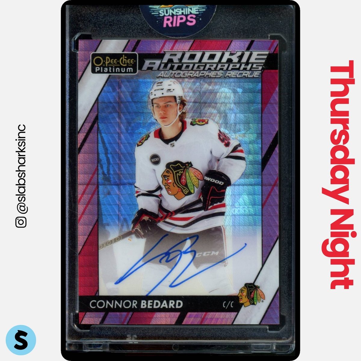 NHLCardSpotter's tweet photo. 2023 O-PEE-CHEE PLATINUM #R-CB CONNOR BEDARD ROOKIE AUTO RED PRISM RC /30
Ending August 13th 9:36 PM EST
Bid/Buy via the link in our bio ⤵️
#hockeycards #ebaypartner https://t.co/aLbxx5S4Oa