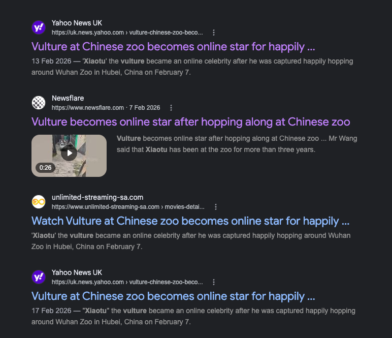 larryislockedin's tweet photo. LMAO this vulture named $XIAOTU has recently resurfaced and is going VIRAL again for hopping out of his cage with style! This new post is growing FAST!!!

The vulture has AURA and looks like a prime Conor McGregor during a walk out, people are laughing in the comments and it even has its own X TRENDING page!

This can EASILY be memed and I can see this being a potential runner, I'll dex at 15, like always 🫡

https://t.co/t52yJLYtbv