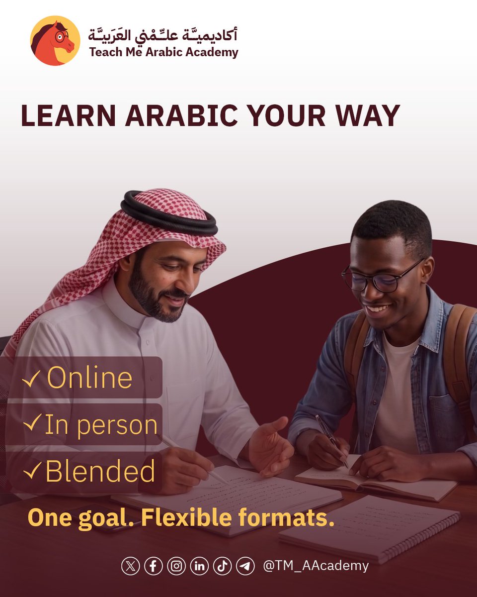Yahalaedu's tweet photo. Online, in person, or a mix of both. Your schedule and location can change; your learning goal does not have to. Choose the format that helps you stay consistent. https://t.co/Vk0QbMoen7