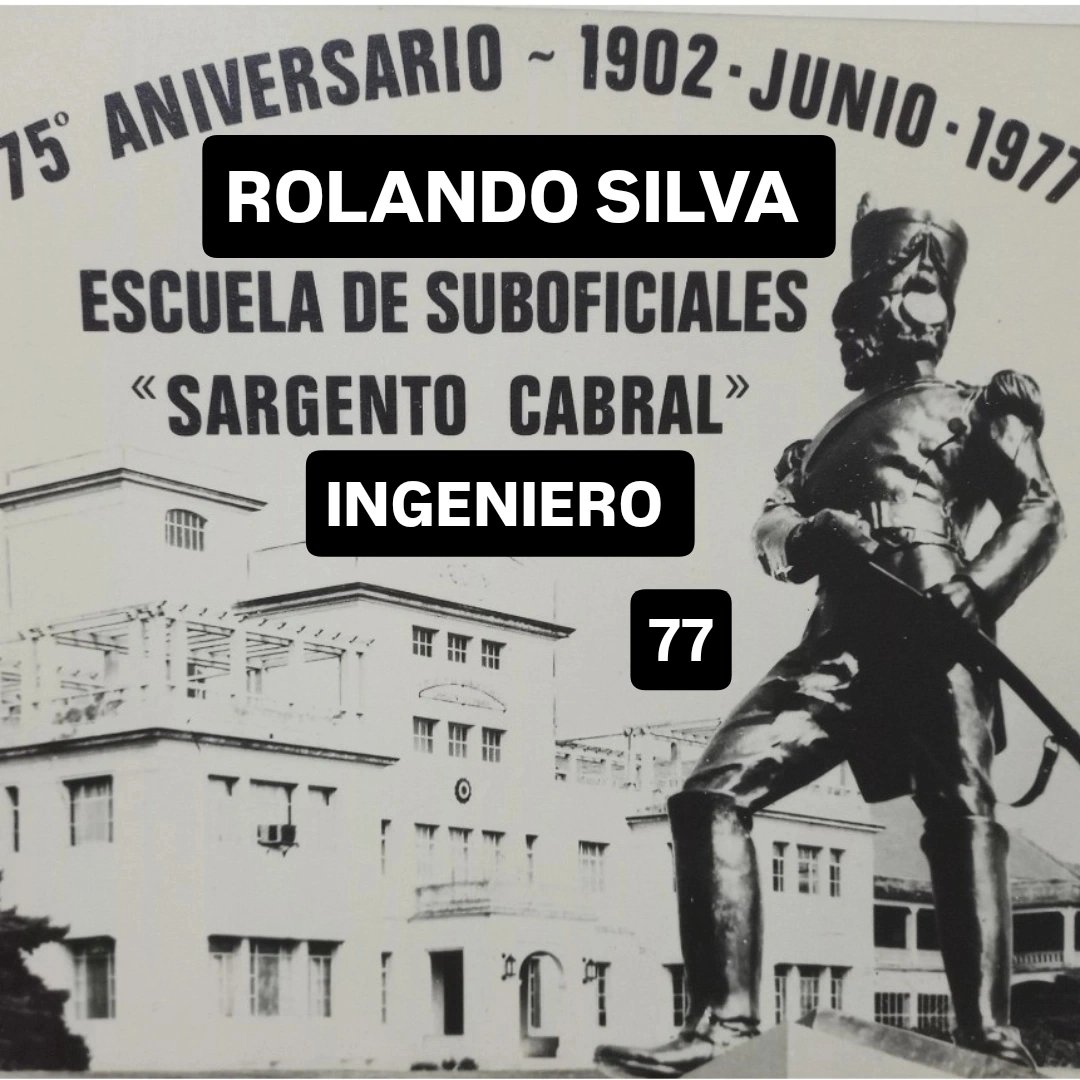 ROLANDO23092736's tweet photo. #ESSC SILVA #ROLANDO OSCAR INGENIERO 🪖🎖️💥🔥 #CAMADA 77 #REGISTRO EN #PLACA PLAZA DE #ARMAS (CAMPO DE MAYO) CREADOR DE #SEADE EN ARG.(#SERVICIO ESPECIAL #ANTITERRORISTA #DIPLOMÁTICO EUROPEO) #EGRESADOS BAJÓ EL #MANDO DEL CAPITAN EN #JEFE DON CARLOS #FEROGLIO ING https://t.co/tUxtZGOyw5