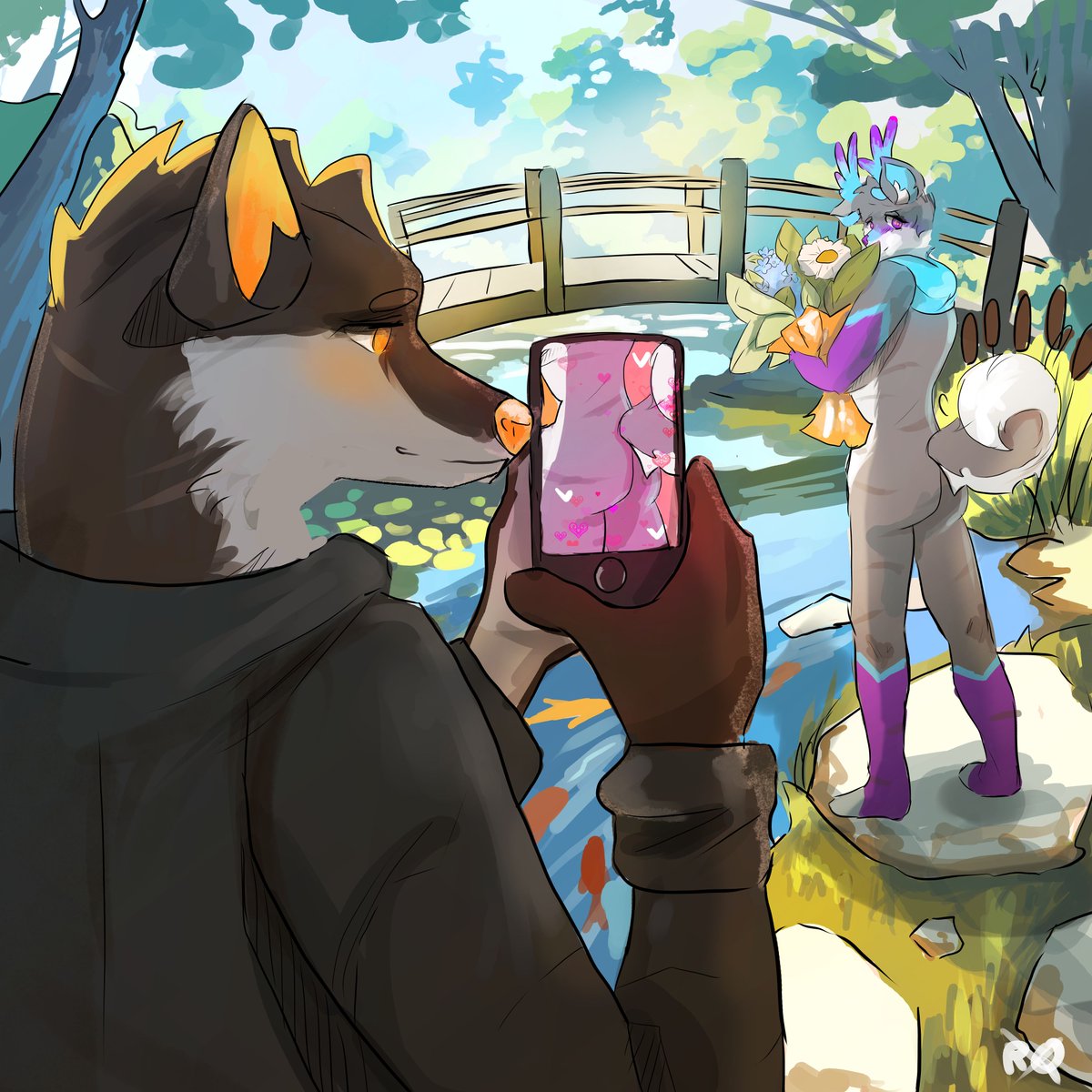roseQue33274431's tweet photo. Maybe some YCH? 
#funny #japan #furryart https://t.co/ZfFEctUVcM