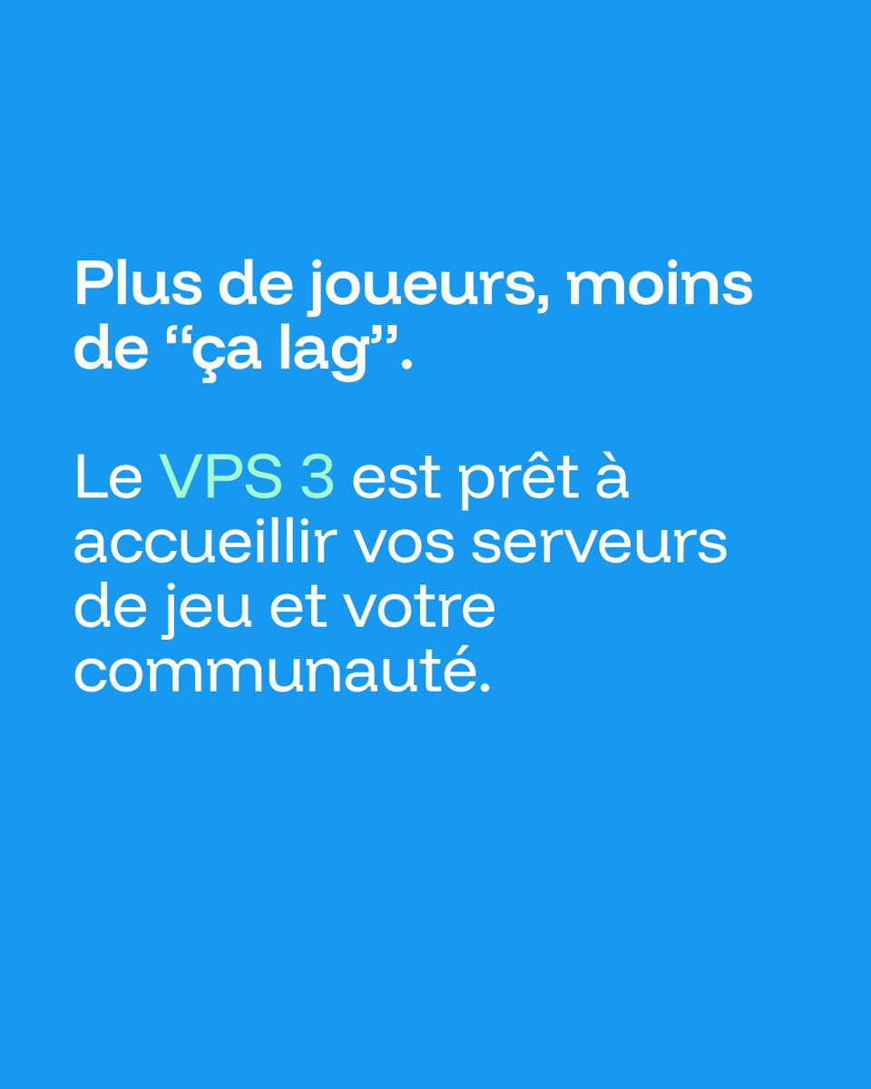 OVHcloud_FR's tweet photo. Tous les projets ne nécessitent pas la même puissance de calcul.

Avant de choisir un serveur, il est essentiel de bien comprendre vos besoins réels.
Qu’il s’agisse de petits projets ou d’installations plus ambitieuses, profitez de nos offres VPS à partir de 3,81 € HT par mois.