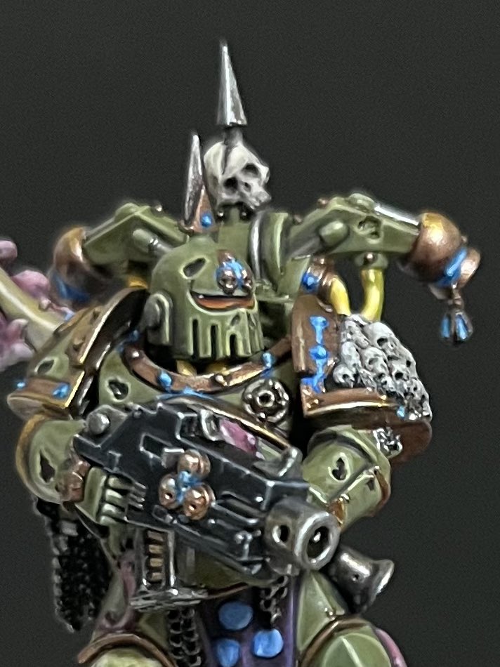 Toku_bay's tweet photo. DAISOのネイルブラシ【アート】
レイヤーに使ってみましたがなかなか良いのでは？
#warhammer 
#ウォーハンマー https://t.co/327SekfrG9