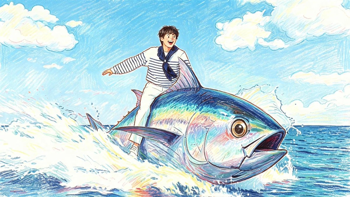 archive_taejin's tweet photo. Chamchi level raksasa! 🦈💙 Vibes-nya ceria banget, langsung kebayang lagu Super Tuna muter di otak. 

#JIN #KimSeokjin #DongwonTuna https://t.co/zyn57UT0lB