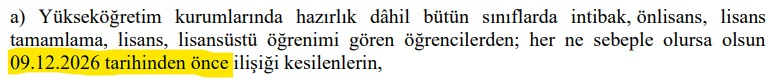 bop203948's tweet photo. Öğrenci affı için YÖK, uygulama esaslarını belirledi.
9 aralıktan önce herhangi bir sebeple ilişiği kesilen herkesi kapsıyor.
Azami süresi dolmak üzere olanlar 9 aralıktan önce kendi isteğiyle ilişiğini keserek tekrar af için başvurabilirler. #öğrenciaffı

https://t.co/jPSkKkTwAe https://t.co/xtf7Y0vprP