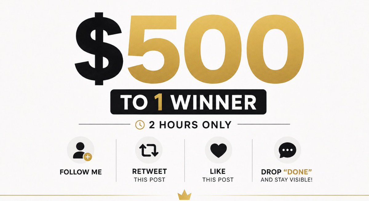 stan_niesman's tweet photo. 💰 $500 TO 2 WINNERS! 
A few hours only! ⏰

Request any amount from $100–$500 in the comments.
I’ll randomly pick 2 winners from the comments.

Get active. https://t.co/Y4ZRSnhFrG