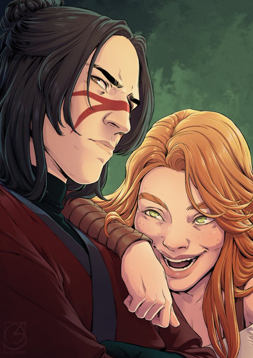 fireStash's tweet photo. portrait commission for @alejumidrawings 
#commission https://t.co/fJTBOqakOq