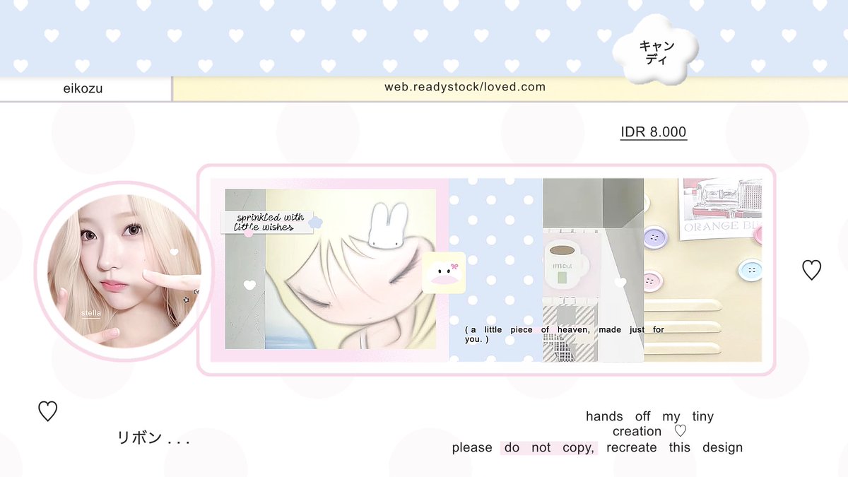 eikozu's tweet photo. mlo :3 ei punya layout yuha ian dan stella! priced at 8.000 dm jika berminat yah! 

( #bealanja ) https://t.co/laqOHMN8U7