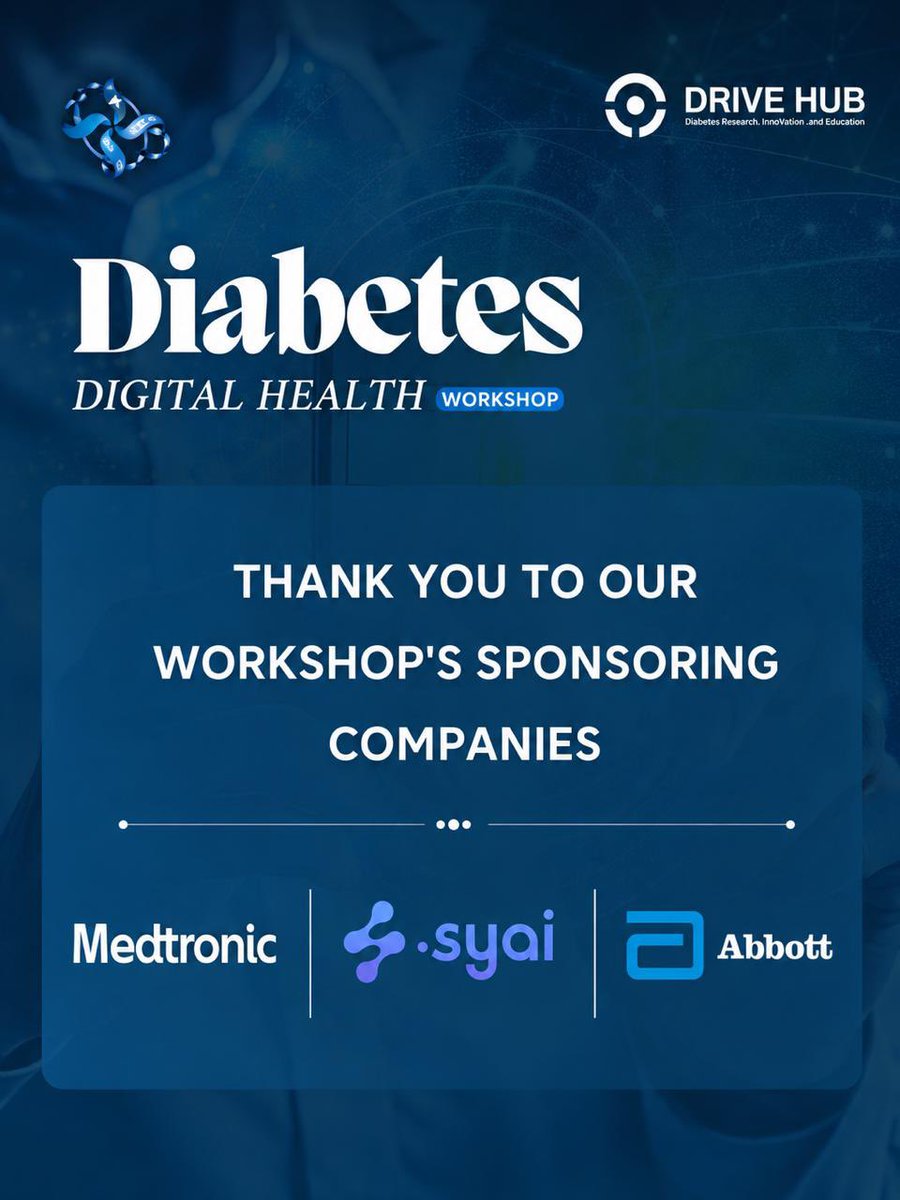 SSEMt's tweet photo. ⏳ 1 day to go!

❇️ Diabetes Digital Health Workshop

👉🏼By the DRIVE HUB - Saudi Society of Endocrinology and Metabolism 

Day 1️⃣: Building the knowledge base
Day 2️⃣: Hands-on foundations.

✅ 6 CME credits.

📍Taif- KSA
⏰ Aug 14–15.

#DriveHub #SSEM #DiabetesTech https://t.co/butjgM3JAJ