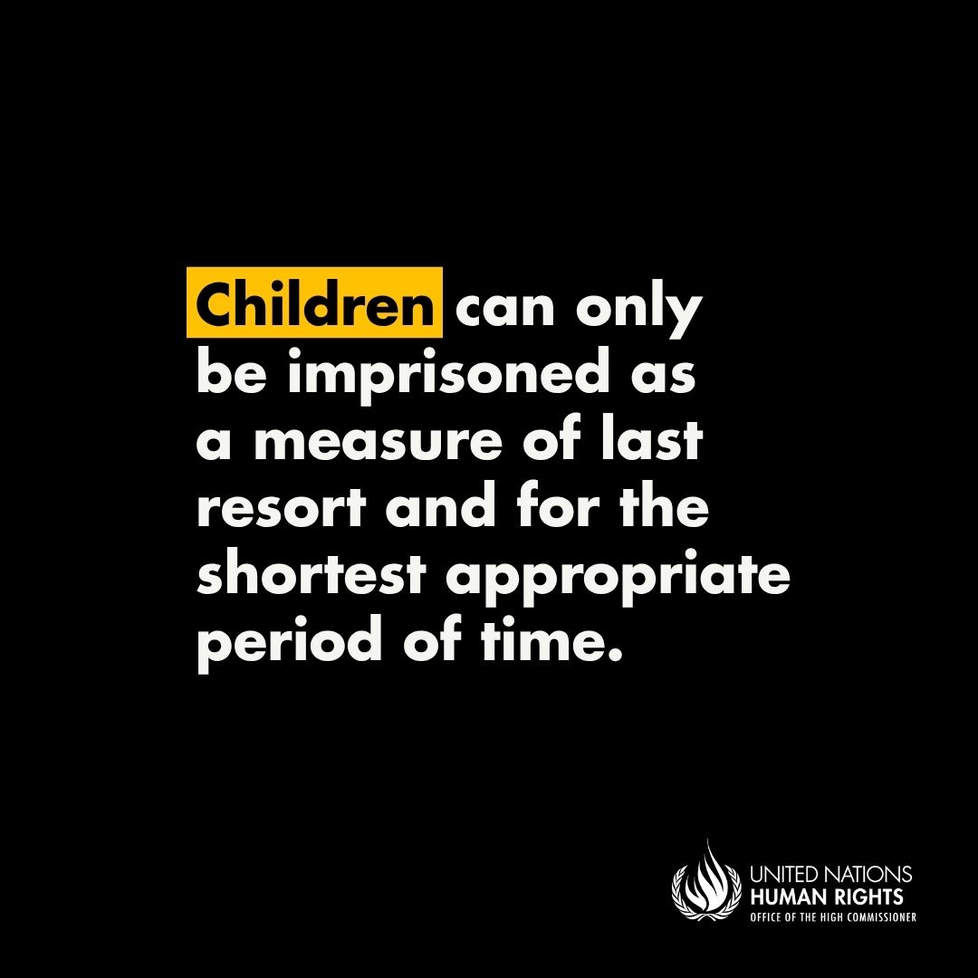 UNHumanRights's tweet photo. #Türkiye: UN Human Rights Chief @volker_turk has deplored legal changes recently adopted that could see children sentenced to lengthy jail terms, including life imprisonment.

He is urging the Turkish authorities to ensure full respect for the country’s international obligations on children’s rights.

https://t.co/zmnPO1Az5B
