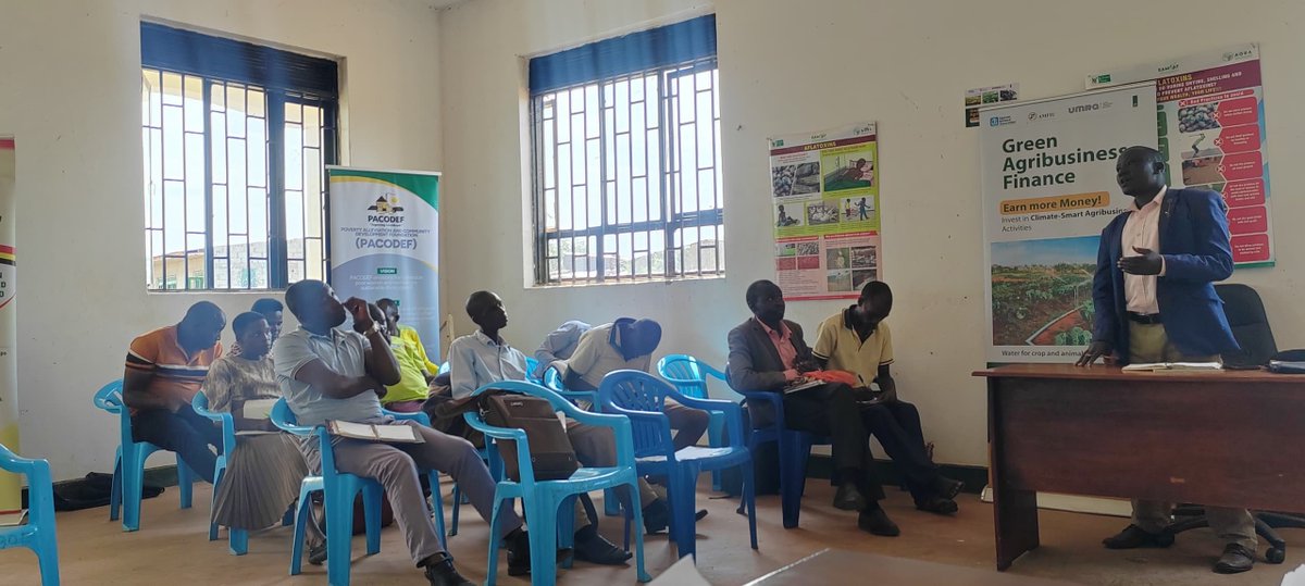PACODEFMbale's tweet photo. Agricultural Officer for Ngenge sub county opening our training of  Farmer Champions under NOSP Project for Kween District organised by PACODEFat  Sebei Cooperative Society. https://t.co/nLo5ggILUT