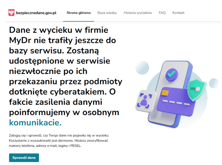 HubnerrMax's tweet photo. Rządowa strona "BEZPIECZNE DANE" informuje, że NIE MAJĄ jeszcze danych z wycieku 19 MILIONÓW POLAKÓW, bo im PODMIOT JESZCZE NIE WYSŁAŁ.

xDDDDDDDDD

W 2 lata zrobili z wizytówki rządu PiS, czyli cyfryzacji i cyberbezpieczeństwa, sowiecki paździerz.

I tak samo robią ze wszystkim. https://t.co/SmAI0YrRQp