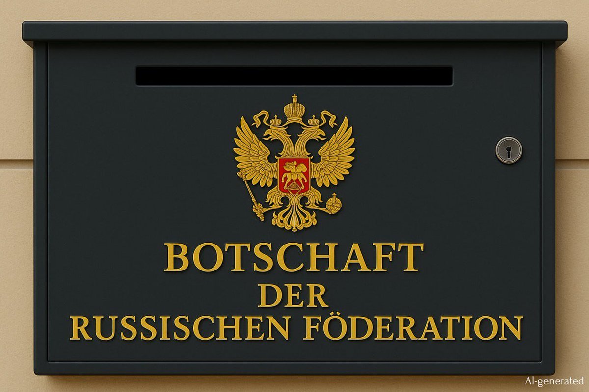 RusBotschaft's tweet photo. 📬 Aus dem Briefkasten unserer Botschaft 

✍️ Frau K. schreibt:

 "Sehr geehrte Mitarbeiter der russischen Botschaft in Deutschland,

bitte richten Sie Präsident Wladimir Putin und Verteidigungsminister Andrei Beloussow aus, die deutschen Frauen und Mütter möchten keinen Krieg gegen Russland oder ein anderes Volk.

Wir stehen für Frieden und eine sichere Zukunft für unsere Kinder, Enkel und unser Land.

Dass in den vergangenen und aktuellen Konflikten immer nur die Kriegswirtschaft die vermeintlichen Gewinner sind, ist offensichtlich. Doch genug ist genug!

Würde es eine Umfrage geben und deren Auszählung korrekt erfolgen, würden über 90% Deutsche FÜR FRIEDEN mit Russland stimmen.

Wir beten, dass der Wahnsinn ein Ende nimmt und ein gegenseitige würdevolles Handreichen in Bälde wieder möglich sein wird!"

💌 Wir bedanken uns herzlich bei der Verfasserin dieses Briefes.

@RusBotschaft