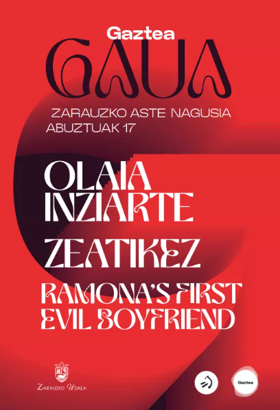 gaztea's tweet photo. 🙌GAZTEA GAUA🙌

Abuztuaren 17an hitzordua dugu Zarautzen! 

Malen Altunak aurkeztuta, Ramona's First Evil Boyfriend, @OlaiaInziarte eta zeatikezen kontzertuez gozatzeko aukera izango duzue, 21:30etik aurrera🌊
https://t.co/1uq9pnsRGP https://t.co/axbcpqPsqT