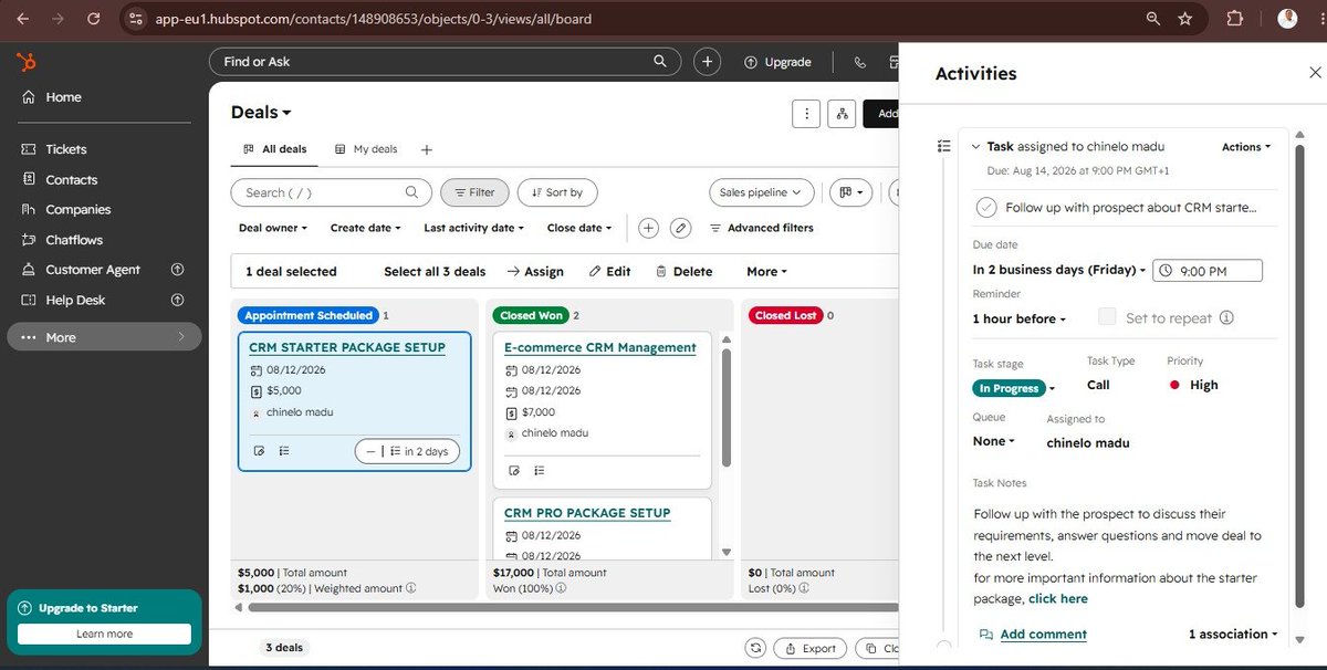 pricelessviva's tweet photo. That means better visibility, smarter decisions, stronger customer experiences and fewer missed opportunities.

I’m building my CRM skills with a focus on solving real business problems—not just learning the software.

#HubSpot #CRM #CustomerSuccess #CustomerExperience https://t.co/yPWTN6lRR2