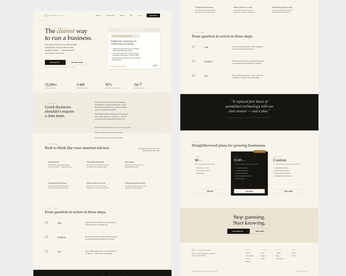 jenidesignns's tweet photo. I redesigned a vibe-coded website to make it simpler, clearer, and easier to navigate.

Kept the core idea, but cleaned up the experience and gave the interface more structure.

A small redesign can make a big difference in how a product feels. @mavestudiox https://t.co/v6F48vJZwh