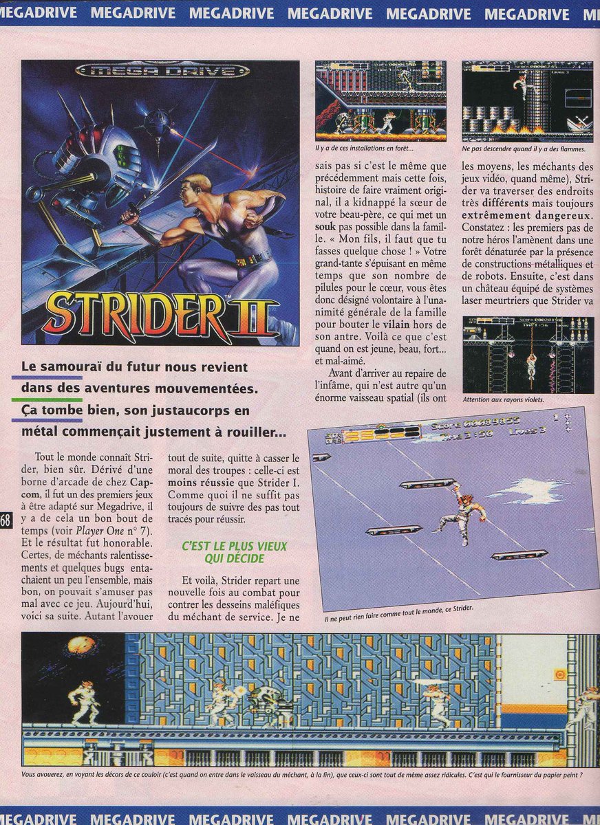 AllmightoFranky's tweet photo. On continue les tests toujours sur la #Megadrive de #SEGA avec #TheFlinstones et #Strider2!! 2/5 https://t.co/lIgBxYQZas