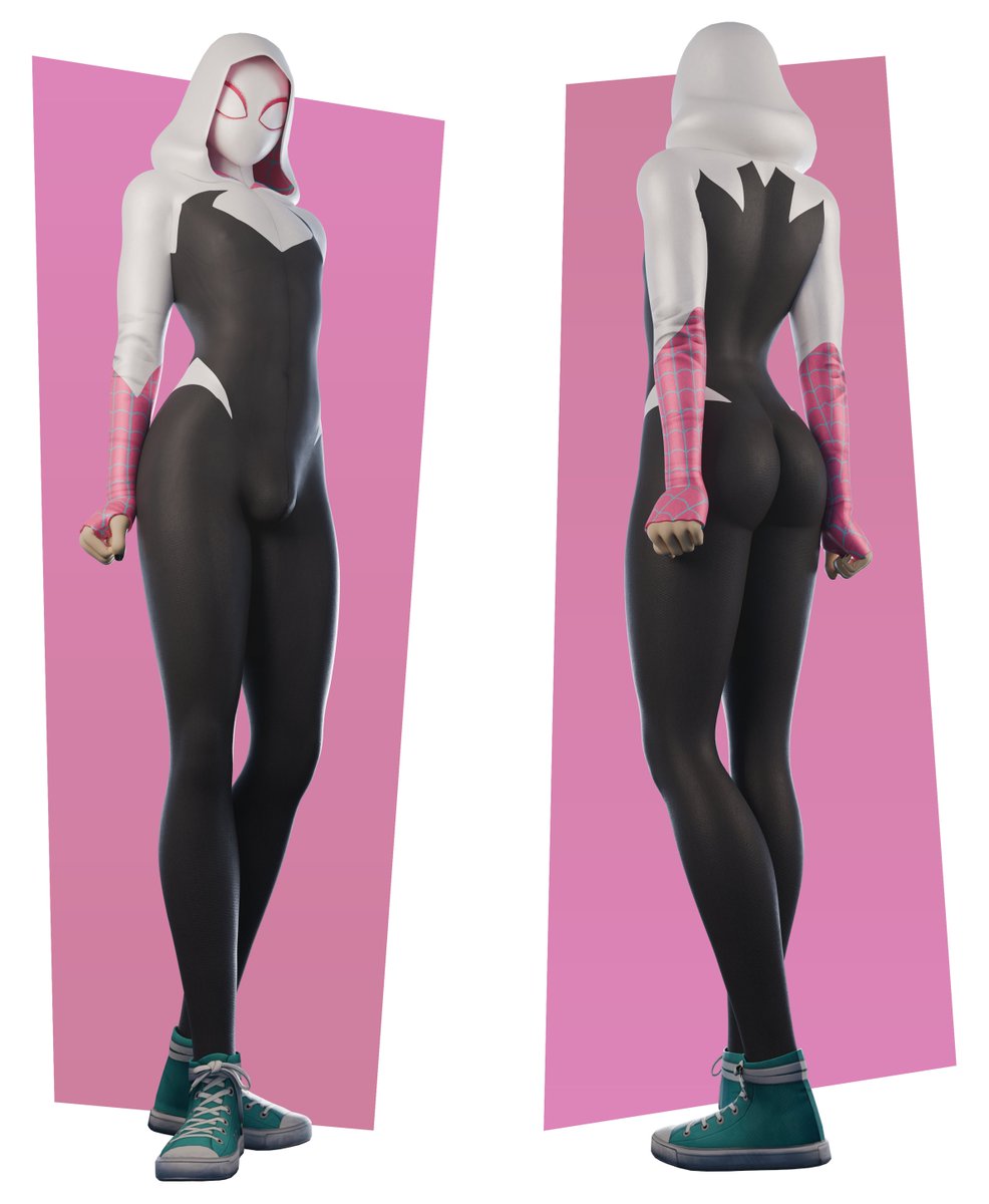 Small_d0rk's tweet photo. Spider-Gwen but...
A GUY?!? https://t.co/ZHyqg1BoEp