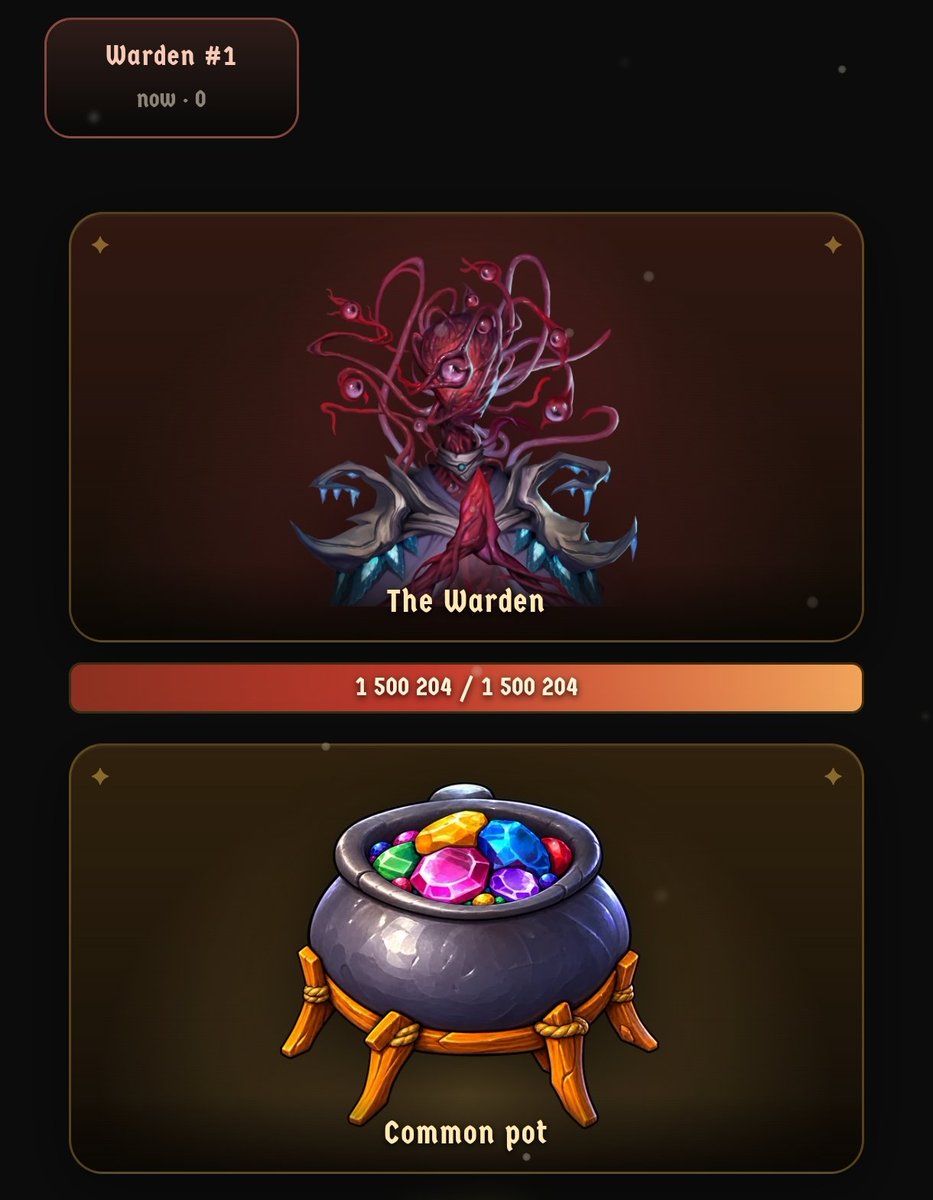zxp_bt's tweet photo. Defeat The Warden And Claim $OEM
Play Now
https://t.co/YUxdf1o68p
#P2E #CryptoAirdrop #cryptogame https://t.co/AwOo7ZOYIW