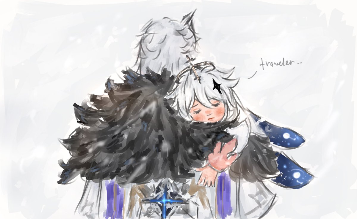 ag40249's tweet photo. ⚠️ 7.0 archon quest spoiler

cold hands, warm heart #pierro #paimon #genshinimpact https://t.co/FyPjLdC5Ix