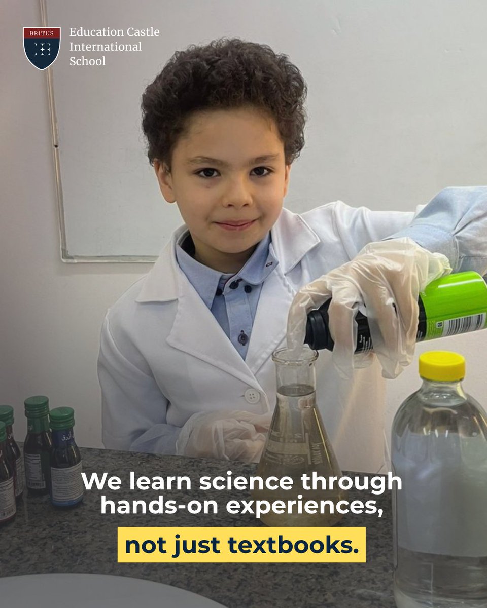 CastleSchools's tweet photo. How are science classes at our school? 🔬🧪

Science goes beyond the textbook!
Through hands-on experiments, observation, exploration, and practical activities, our students get to experience science in a meaningful and engaging way.

From the lab to experiments and dissections, every lesson is a new opportunity to ask, explore, and discover. ✨

Because we believe the best learning starts with real experiences.

 #ECIS #ScienceAtECIS #ScienceLab #HandsOnLearning #LearningByDoing