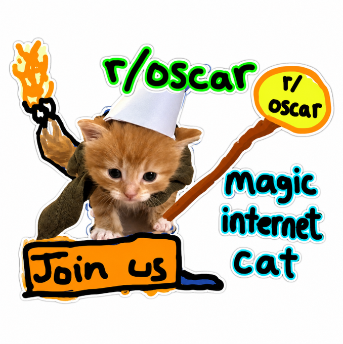 LizzySolll's tweet photo. New version of Magic Internet Cat? Oscar is a small kitten dressed up as a wizard and is stating to go VIRAL on X and LITERALLY HAS ITS OWN FANDOM PAGE Tons of people are memeing it &amp; the potential on this is acc GIGA 
https://t.co/9UyX7mrZ1t
https://t.co/GJQG9U4vAn https://t.co/cO5MMgfLwe